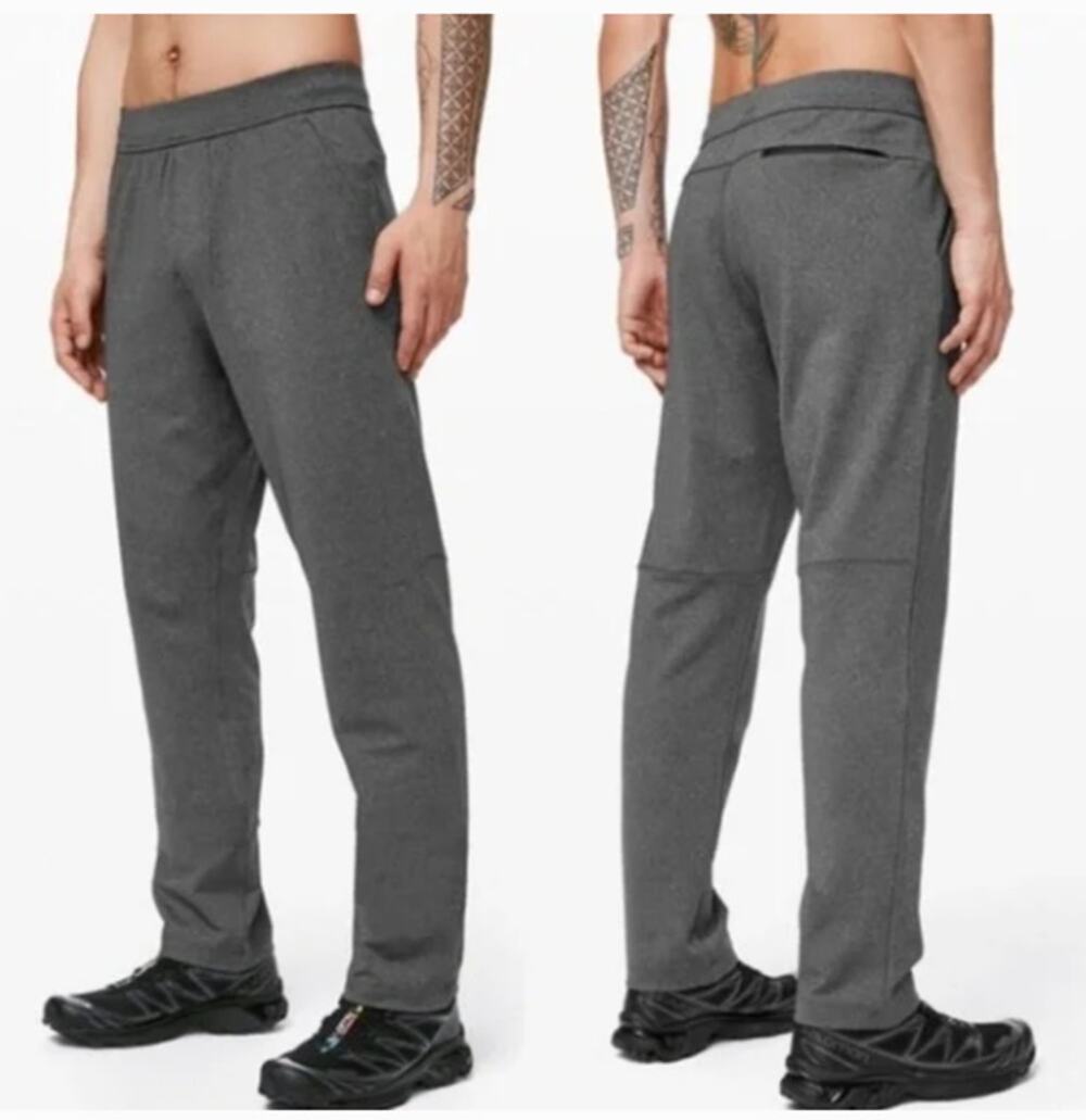 LULULEMON Men's Grey Discipline Active Pant Large
